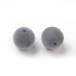 Flocky Acrylic Beads&nbsp;OACR-I001-8mm-L01