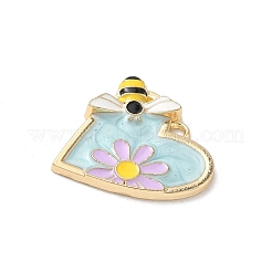 Alloy Enamel Pendants&nbsp;FIND-C074-28KCG-04