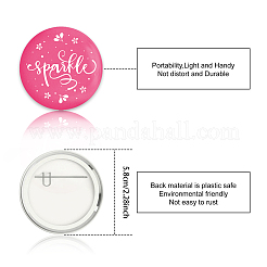 Tinplate Brooch&nbsp;JEWB-WH0013-018