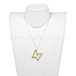 Glass Dangle Earring & Pendant Necklace Jewelry Sets&nbsp;SJEW-JS01076-05