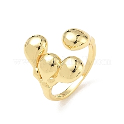 Brass Cuff Open Rings&nbsp;RJEW-C170-02G