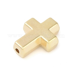 CCBプラスチックビーズ  クロス  アンティーク黄金  16x12.5x5mm  穴：1.5mm&nbsp;FIND-U003-17G
