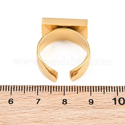 304 Stainless Steel Cuff Open Rings&nbsp;SA-CBA065A-08G