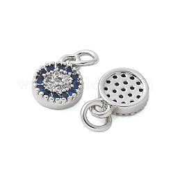 Brass Micro Pave Cubic Zirconia Charms&nbsp;KK-U056-39P