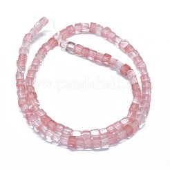 Cherry Quartz Glass Beads Strands&nbsp;G-F631-C06