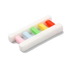 オペーク樹脂カボション  はしご  ホワイト  31x15x4mm&nbsp;RESI-R436-02B