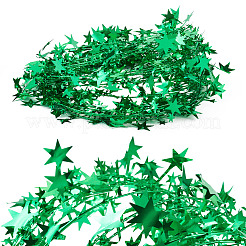 PVC Sparkly Star Metallic Garland with Iron Wire&nbsp;AJEW-TAC0034-08A