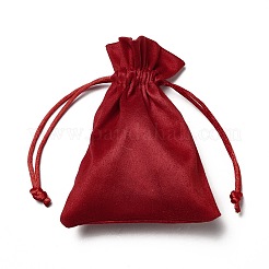Velvet Cloth Drawstring Bags&nbsp;X-TP-G001-01C-01