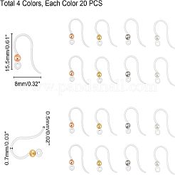 Eco-Friendly Plastic Earring Hooks&nbsp;STAS-UN0009-66