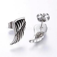 304 Stainless Steel Ear Studs&nbsp;EJEW-G212-01AS