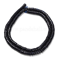 合成ブルーゴールドストーン青金砂石ビーズ連売り  ディスク  ヒシビーズ  4x2~2.5mm  穴：0.7mm  約158~160個/連  14.96''~15.16''（38~38.5センチメートル）&nbsp;G-Z110-A37-2x4mm-02