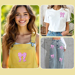 8Pcs Polyester Clothing Patches&nbsp;DIY-TA0015-30B