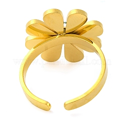 304 Stainless Steel Enamel Stud Rings for Women&nbsp;RJEW-U023-01G-03