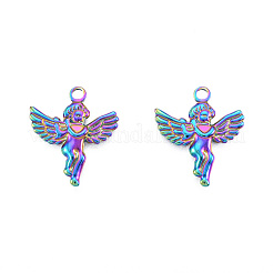 Ion Plating(IP) 201 Stainless Steel Pendants&nbsp;STAS-N098-237M