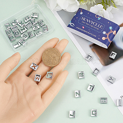 52Pcs 26 Styles Zinc Alloy Hollow Connector Charms&nbsp;FIND-SC0009-80