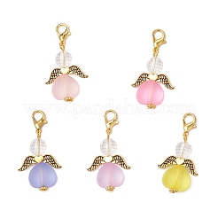 Heart Angel Acrylic Pendant Decorations&nbsp;HJEW-JM03566-01