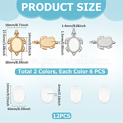 DIY 304 Stainless Steel Sea Turtle Pendant Making Kits&nbsp;DIY-UN0007-52