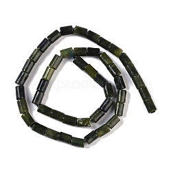 天然中国南部翡翠ビーズ連売り  コラム  7.5~8.5x5~6mm  穴：1mm  約45~46個/連  14.69~15.04インチ（37.3~38.2cm）&nbsp;G-C128-A33-01