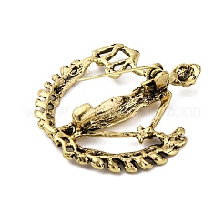 Tibetan Style Alloy Constellation Brooches&nbsp;JEWB-I034-37AG
