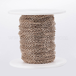 Ion Plating(IP) 304 Stainless Steel Cable Chains&nbsp;CHS-H009-05RG