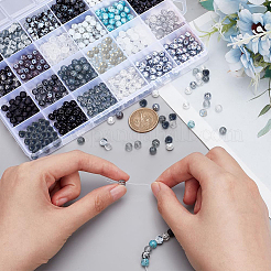 768Pcs 24 Style Glass Beads&nbsp;DIY-PH0010-71