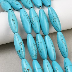 Synthetic Howlite Beads&nbsp;TURQ-29X9-92