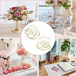 Vortex with Double Heart Shaped Iron Place Card Holder&nbsp;AJEW-WH0248-119