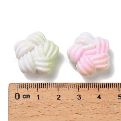 スプレー印刷された不透明アクリルビーズ  スター  21x22x12mm  穴：3mm  約170個/500g&nbsp;OACR-P032-01B-M