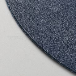防水レザーマウスパッド  フラットラウンド  プルシアンブルー  221x1.5mm&nbsp;FIND-WH20019-163B