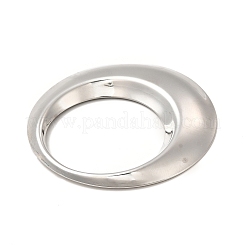 変色しない304ステンレススチールペンダント  丸いリング  ステンレス鋼色  41.5x4mm  穴：27mm&nbsp;STAS-A070-32P