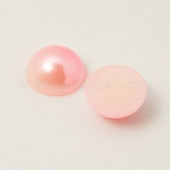 ABS Plastic Imitation Pearl Dome Cabochons&nbsp;SACR-X0003-M