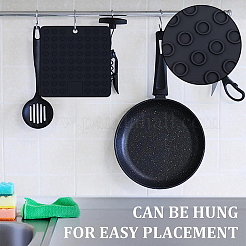 2Pcs Square Silicone Hot Mats for Hot Dishes&nbsp;AJEW-GF0008-26D