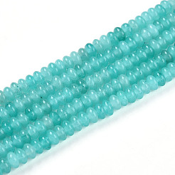 Dyed Natural White Jade Beads Strands&nbsp;X-G-T139-57A-06