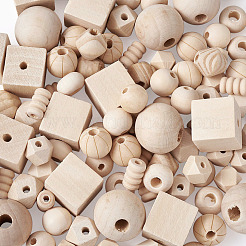 Unfinished Wood Beads&nbsp;WOOD-TA0002-14