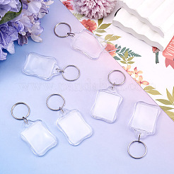 20Pcs Acrylic Photo Frame Keychains&nbsp;AJEW-TA0003-60