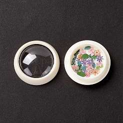 Diyクリスタルエポキシ樹脂材料充填  フラワーネイルアートスパンコール  工芸品作りのため  使い捨てプラスチックボックス付き  ミックスカラー  5~7x4~7x0.1mm&nbsp;LS-DIY-E036-23