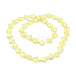 Transparent Electroplate Glass Bead Strands&nbsp;EGLA-C002-HP03