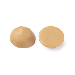 オペークアクリルカボション  多面カット  半円  バリーウッド  23x22x11mm  約140個/500g&nbsp;MACR-S373-138-A12