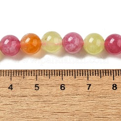 Dyed Natural Malaysia Jade Beads Strands&nbsp;X-G-G021-02B-16
