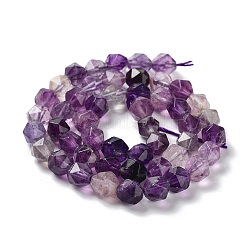 Natural Purple Fluorite Beads Strands&nbsp;G-G030-A08-01
