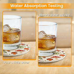 Polyester & Cotton Woven Coasters&nbsp;AJEW-WH0874-001