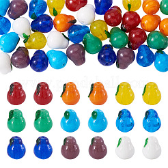 36Pcs 9 Colors Handmade Lampwork Beads&nbsp;LAMP-TA0002-18