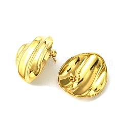 Ion Plating(IP) 304 Stainless Steel Stud Earrings for Women&nbsp;EJEW-D111-01B-G