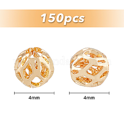 150Pcs Brass Hollow Beads&nbsp;KK-HY0001-69