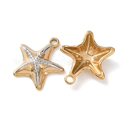 Two-Tone 304 Stainless Steel Pendants&nbsp;STAS-A141-01GP