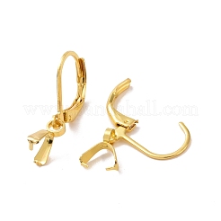 304ステンレススチールフレンチフックピアス金具  アイスピックピンチベイル付き  ゴールドカラー  23.5mm  ピン：0.5mm&nbsp;LS-STAS-G283-01G