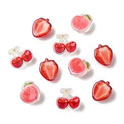 30Pcs 3 Styles Transparent Acrylic Beads&nbsp;MACR-CJ0002-41