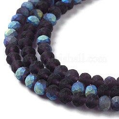 Transparent Glass Beads Strands&nbsp;X1-EGLA-A034-T4mm-MB15