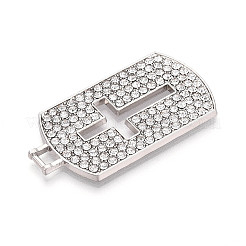 Alloy Rhinestone Pendants&nbsp;PALLOY-N182-12P