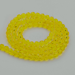 Transparent Glass Bead Strands&nbsp;GLAA-G013-10mm-68